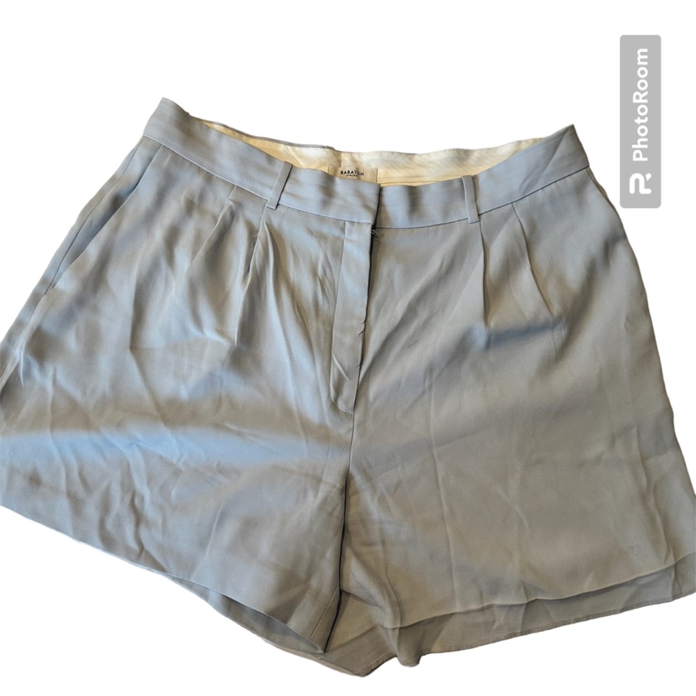 Babaton shorts size 16 light blue